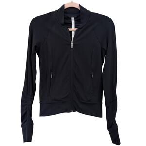 LULULEMON The Lab Rare Rushed Back Jacket Size 2 Black